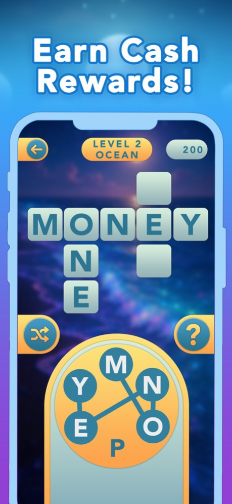 Twirly Words: Real Money Games  Screenshot