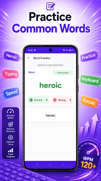 Typing Tester : Typing Speed 1.21 Screenshot
