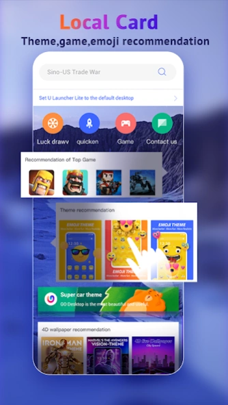 U Launcher Lite-Hide apps 2.2.54 Screenshot