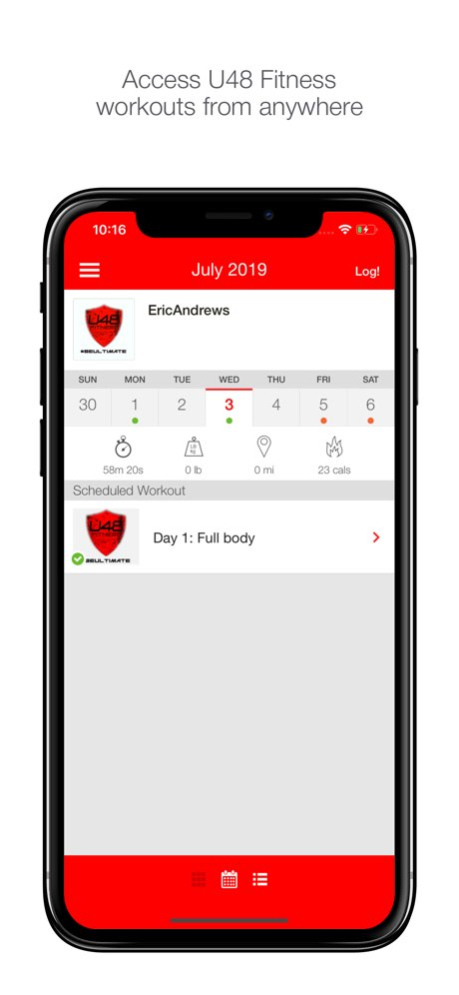 U48 FITNESS 4.9.1 Screenshot