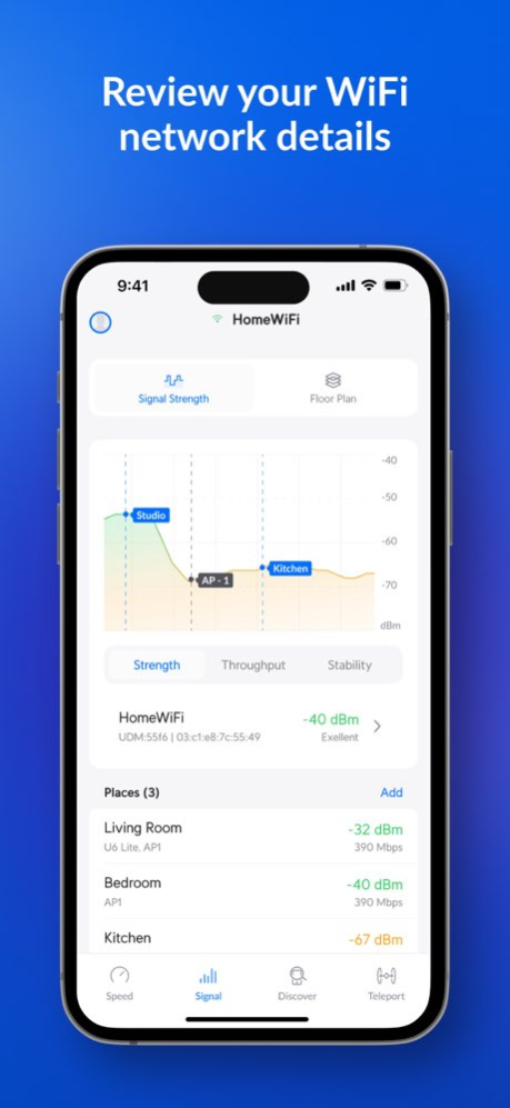 Ubiquiti WiFiman 1.37.1 Screenshot