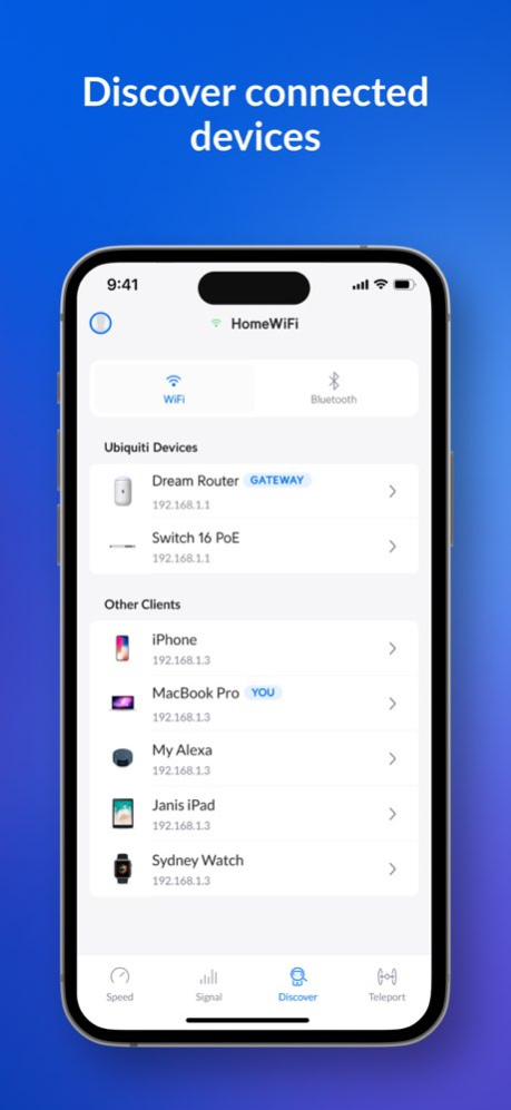 Ubiquiti WiFiman 1.37.1 Screenshot