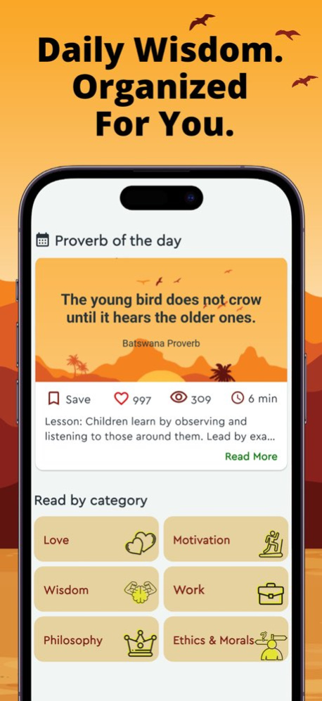 African Proverbs-Wisdom Quotes 1.0.18 Screenshot