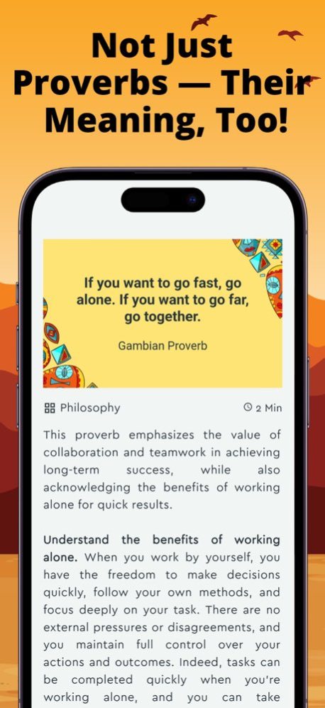 African Proverbs-Wisdom Quotes 1.0.18 Screenshot