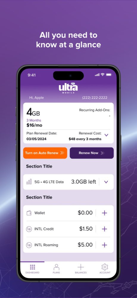Ultra Mobile 1.2.69 Screenshot
