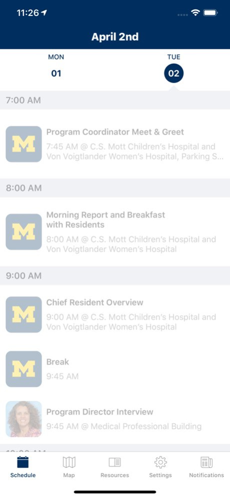 Umich Pediatrics 2.1.0 Screenshot