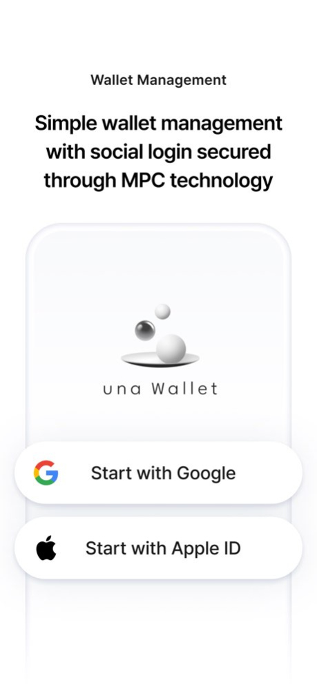 una Wallet 1.3.5 Screenshot