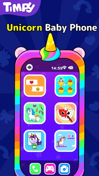 Unicorn Phone for Kids Games 1.0.8 Screenshot