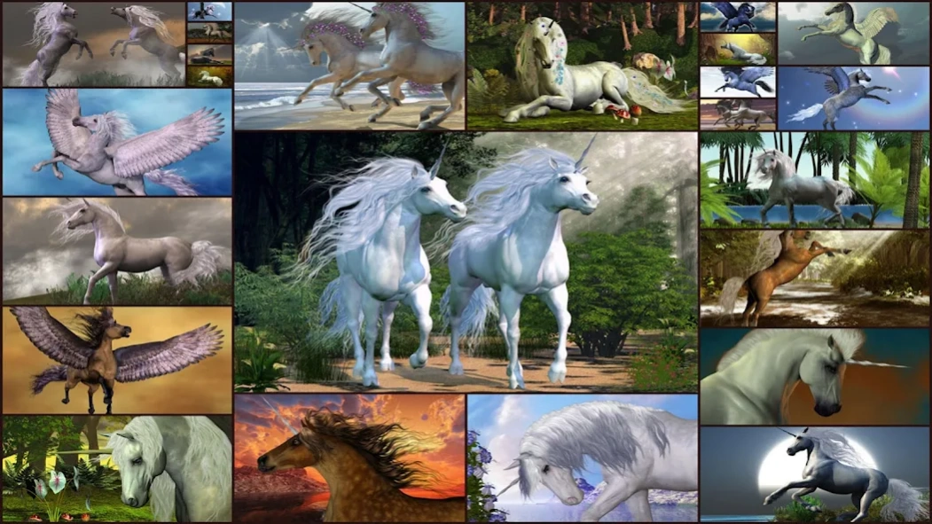 Unicorn Jigsaw Puzzle Kids 36.1 Screenshot