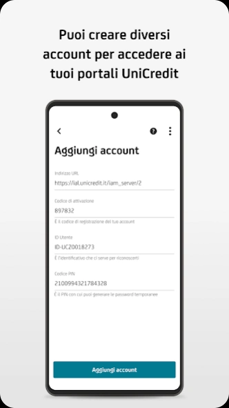 UniCredit Authenticator  Screenshot