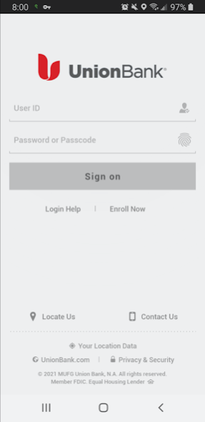 Union Bank Mobile Banking 7.4.0 Screenshot