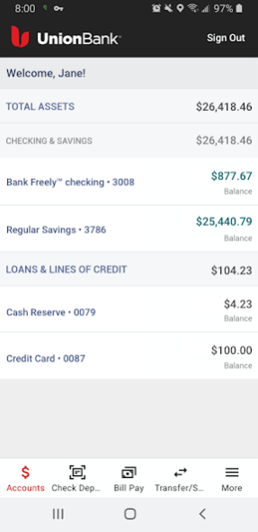 Union Bank Mobile Banking 7.4.0 Screenshot