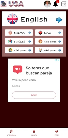 USA Chat: Dating & Friends  Screenshot