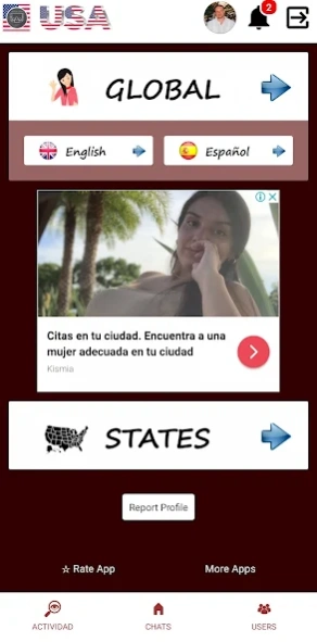 USA Chat: Dating & Friends  Screenshot