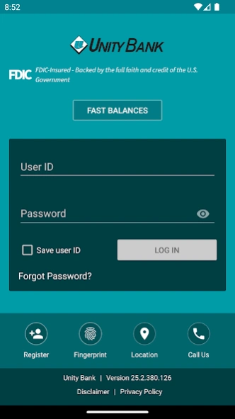 UNITY BANK MOBILE BANKING  Screenshot