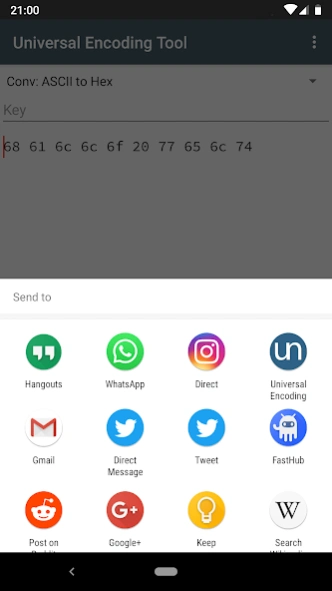 Universal Encoding Tool 1.9 Screenshot