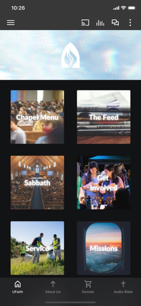 University Faith 6.1.1 Screenshot