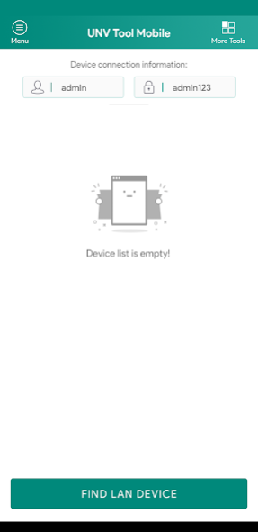 UNV Tool Mobile 1.0.0 Screenshot
