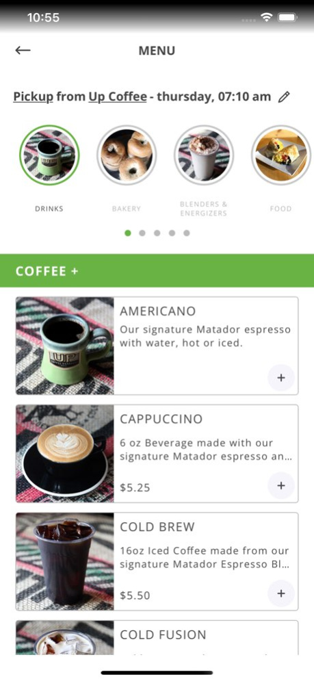 Up Coffee Official 1.0.1 Screenshot