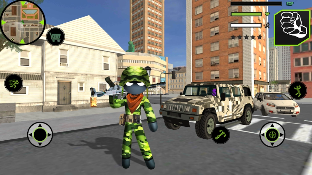 us army stickman rope hero maf 1.0 Screenshot