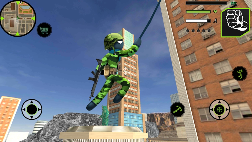 us army stickman rope hero maf 1.0 Screenshot