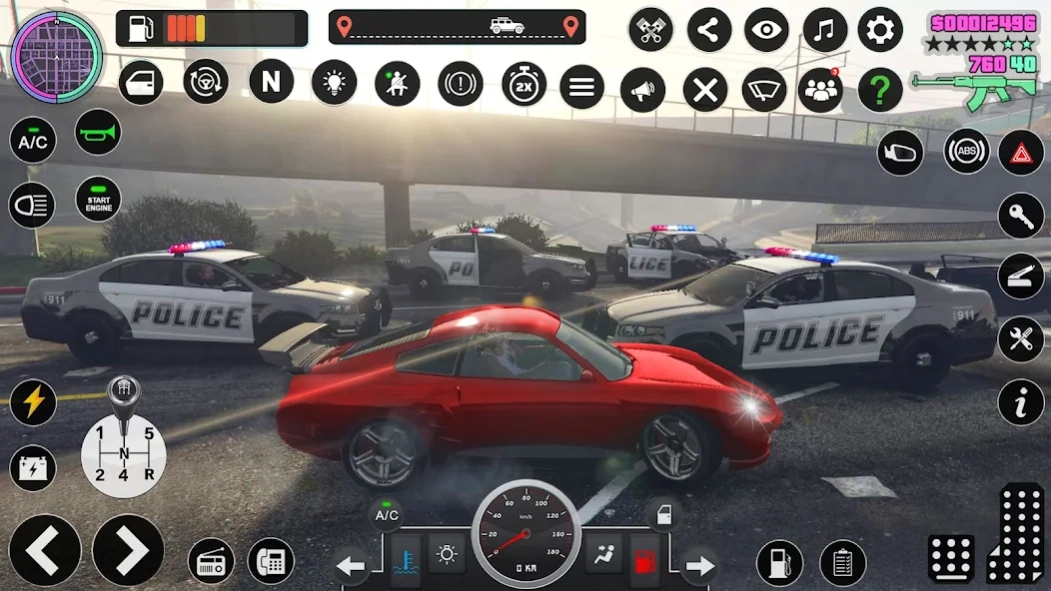 US Cop Duty Police Car Game 7.5 Screenshot