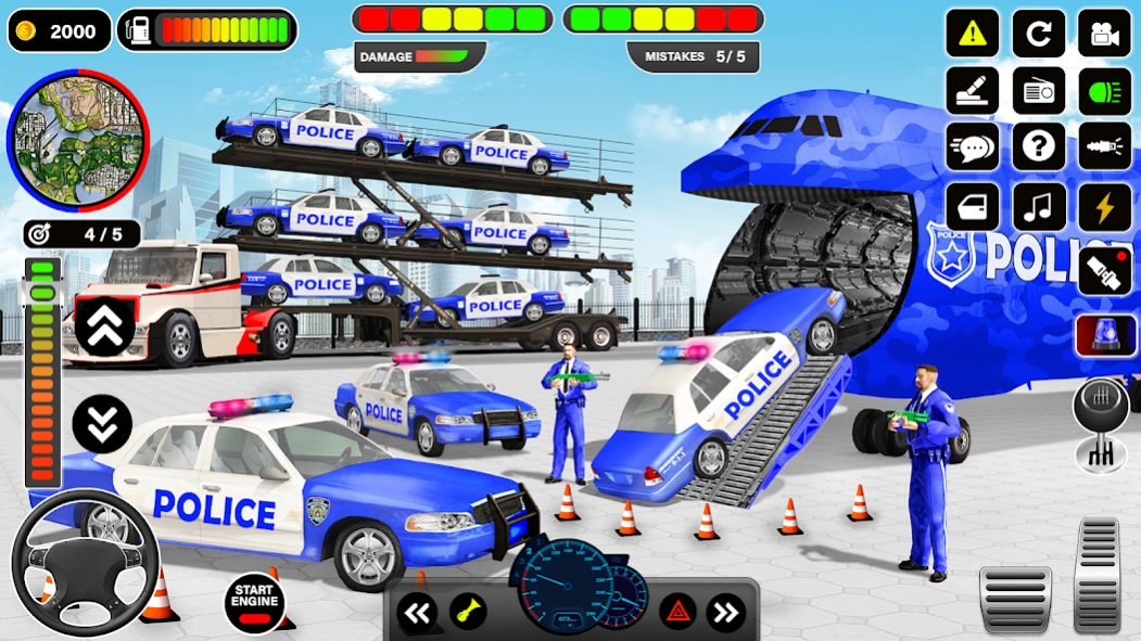 US Police Truck Transport Game 1.7 Screenshot
