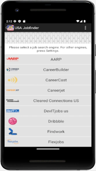 USA Jobfinder  Screenshot