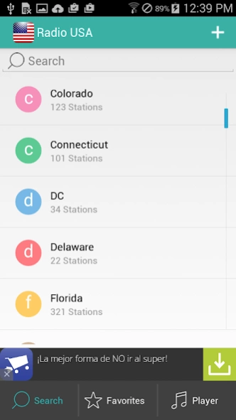 USA Radio Stations 4.1 Screenshot