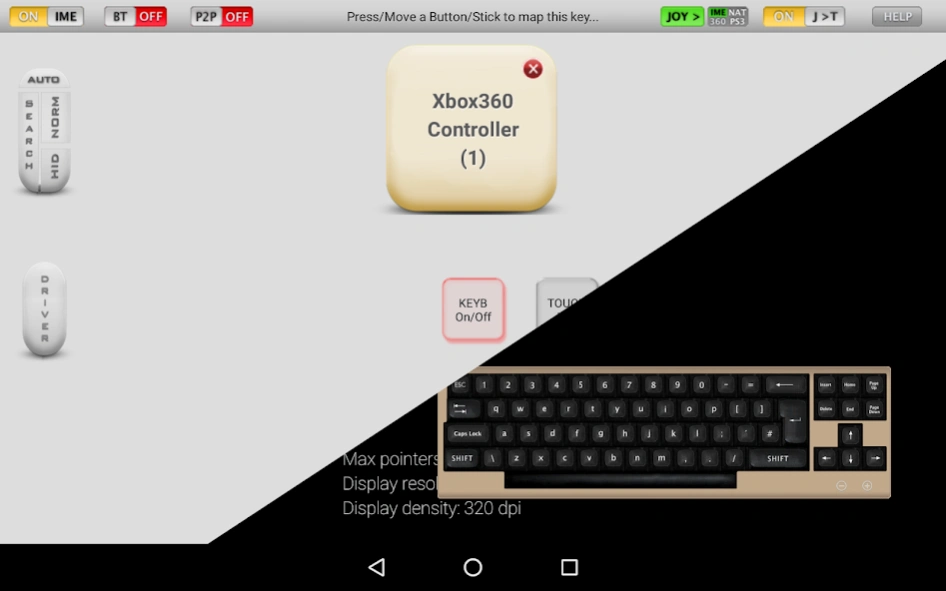 USB/BT Joystick Center 2023 2023.24 Screenshot