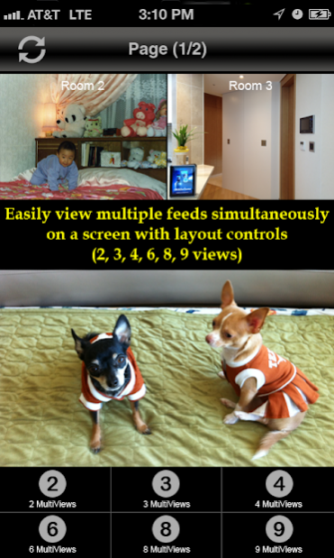 uSonyCam: IP Camera Viewer 3.0.4 Screenshot