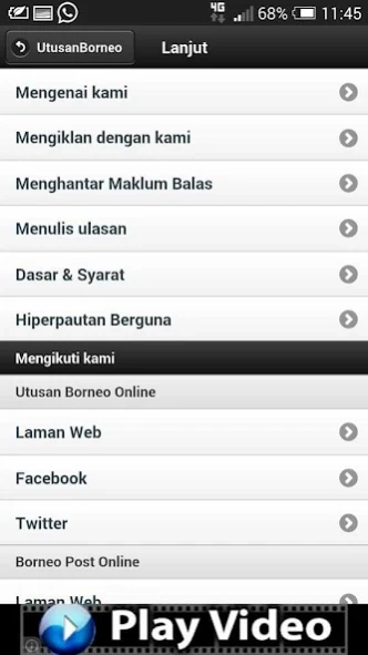 Utusan Borneo Online 6.4.7 Screenshot