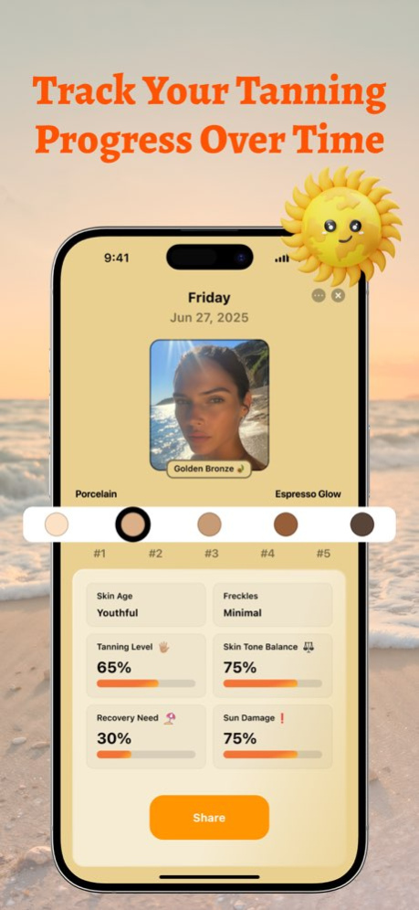 UV Index Today~ Sun Tanning AI  Screenshot