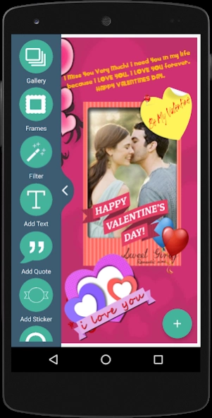 Valentines Photo Frames - Vale 1.4 Screenshot