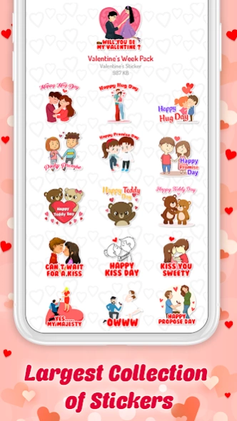 Valentine's Week Stickers - WA 1.0.1 Screenshot