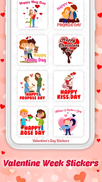 Valentine's Week Stickers - WA 1.0.1 Screenshot
