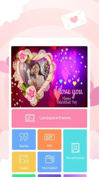 Valentines Day Photo Frame  Screenshot