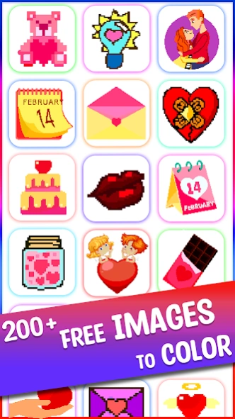 Valentine Love Color By Number 6.1 Screenshot