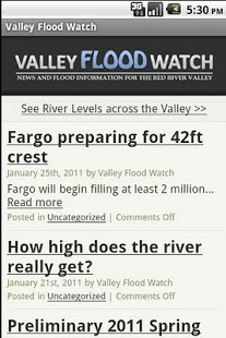 Valley Flood Watch 1.1 Screenshot