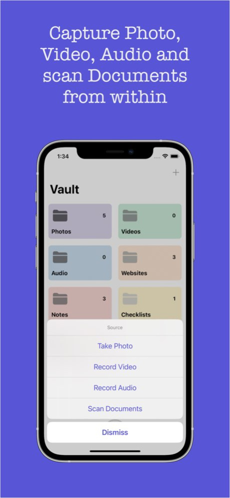 Vault - Secret storage 1.2.0 Screenshot