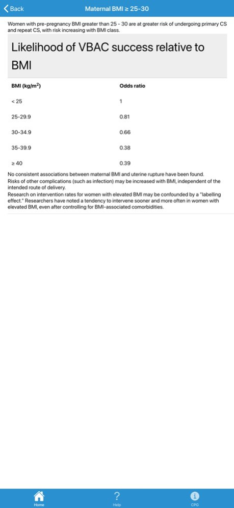VBAC Resource for Midwives 3.0 Screenshot