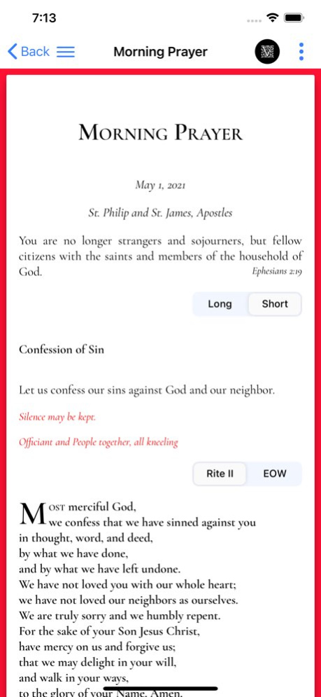 Venite.app 2.5.13 Screenshot