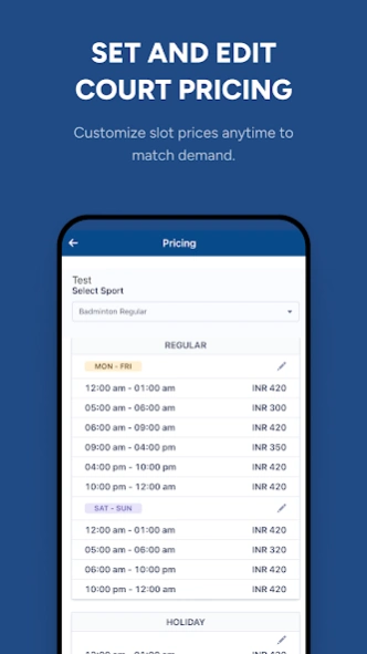 Playo: Venue Partner App  Screenshot
