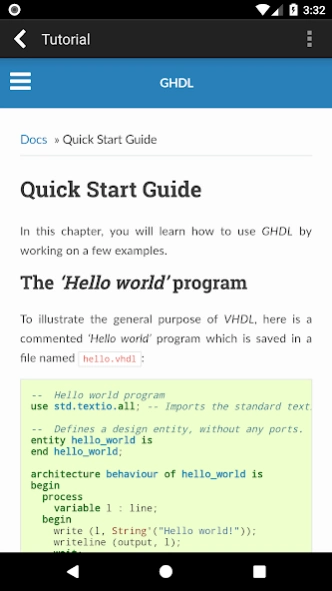 VHDL Programming Compiler  Screenshot