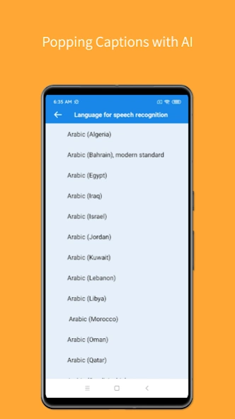 Captions AI Video Auto Caption 2.0.0 Screenshot