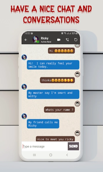 Video call nd chat prank rick 1.7 Screenshot