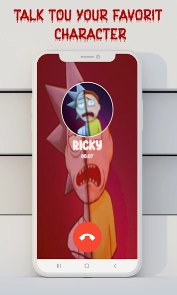 Video call nd chat prank rick 1.7 Screenshot