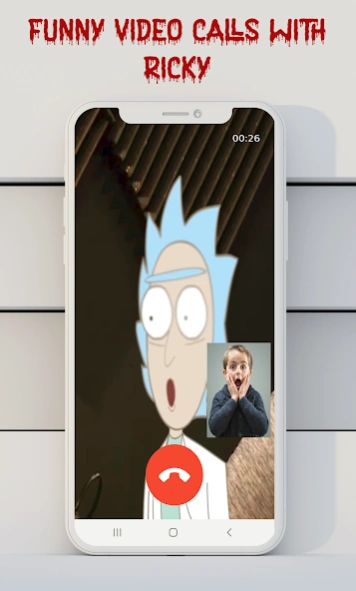 Video call nd chat prank rick 1.7 Screenshot
