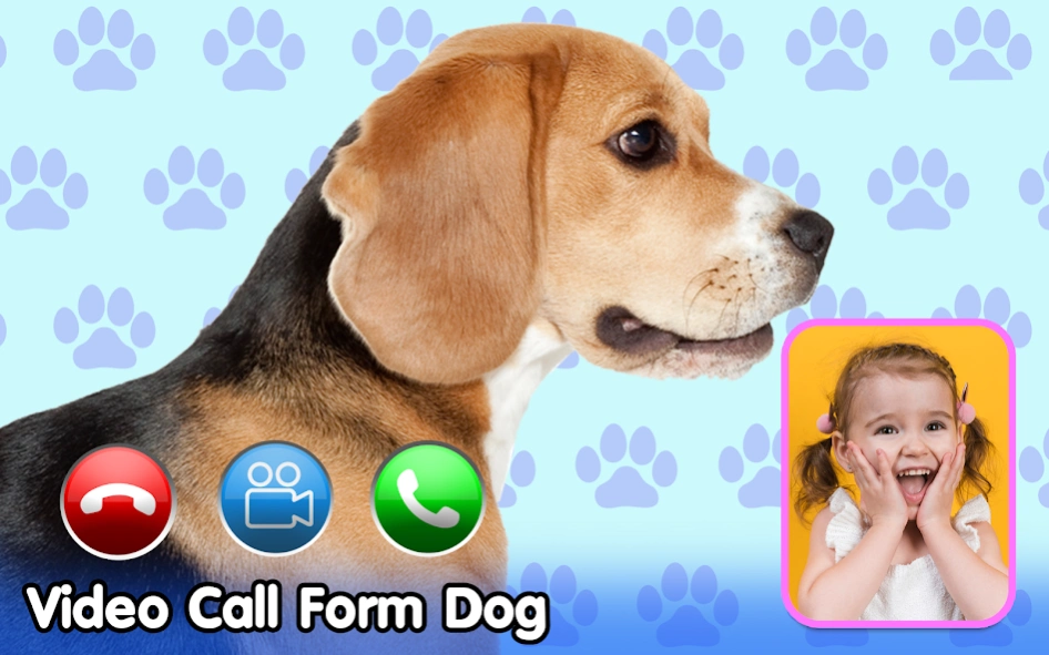 Video call from cute dog - pup  Screenshot