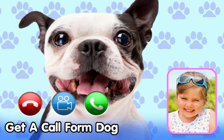 Video call from cute dog - pup  Screenshot